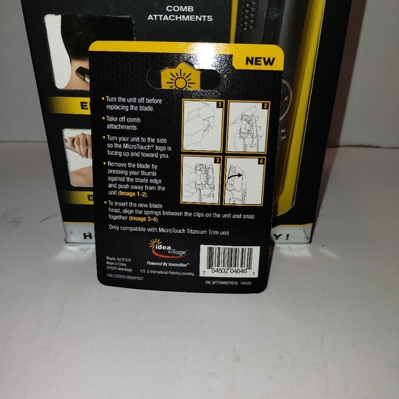 Microtouch Titanium Trim Haircut & Body Groomer With Additional Replacement Head - Picture 10 of 10